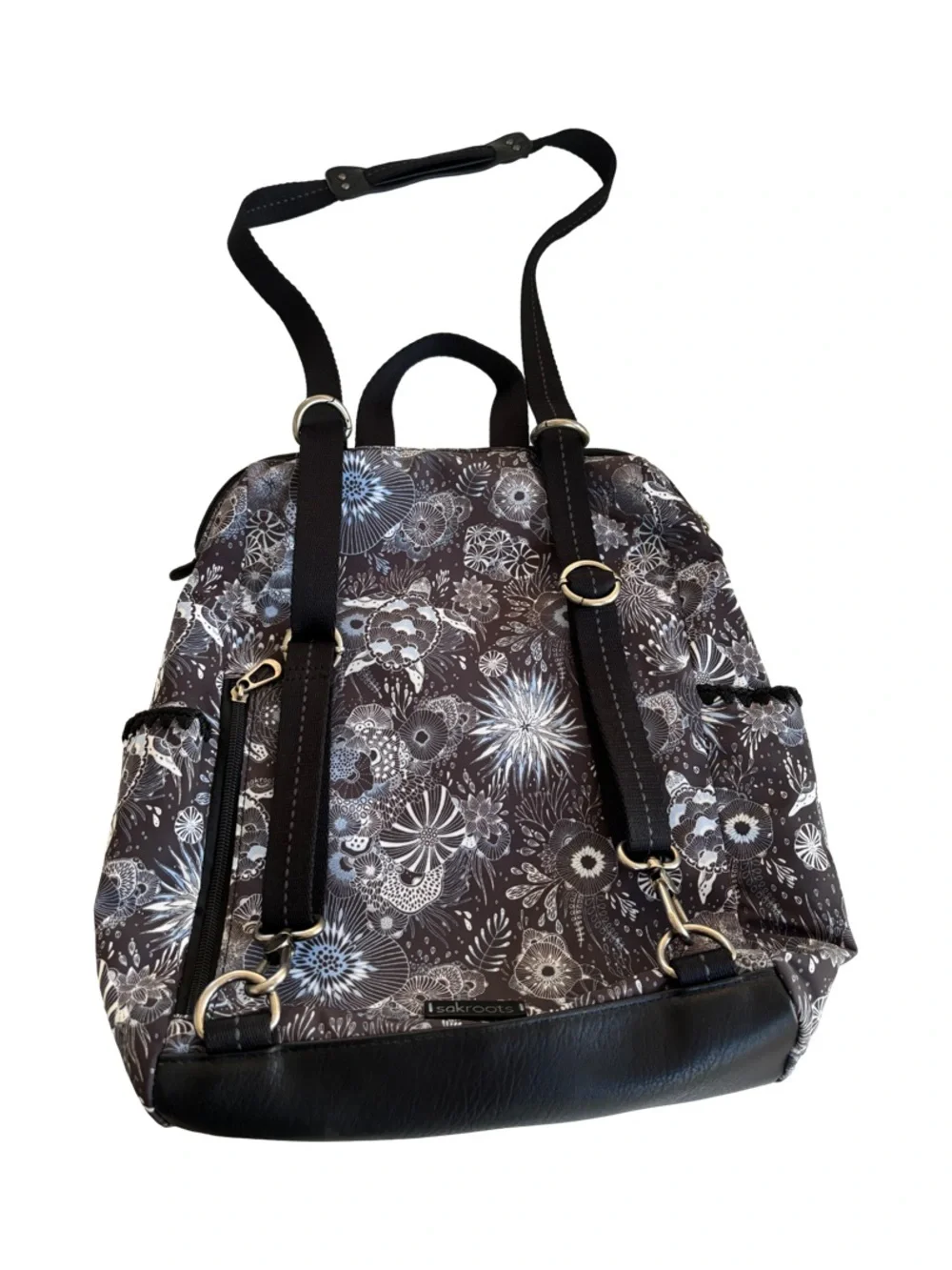 Sakroots Womens Eco-twill Sakroots Laptop Backpack Midnight Seascape